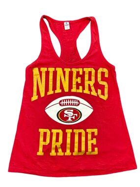 Victoria's Secret PINK x NFL San Francisco 49ers "Niners Pride" Racerback Tank M